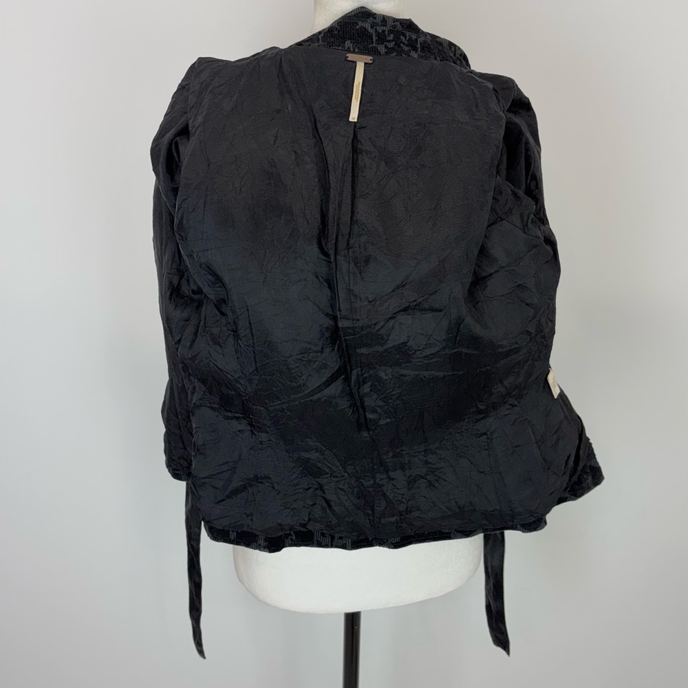 Free People black velvet brocade blazer - Picture 8 of 10